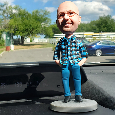 Personalized Father's Day Gifts Fully Customizable 1 Person Bobblehead With Text