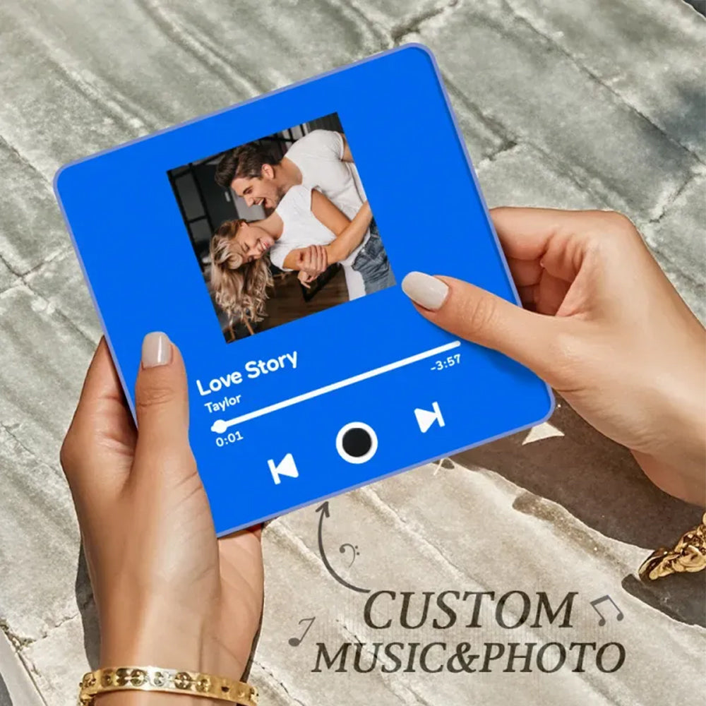 Personalized Photo Album Music Fridge Magnet Music Wall Photo Sticker Music Movement That Can Be Played Without Cell Phone Music Fridge Magnet Pro Can Play Songs