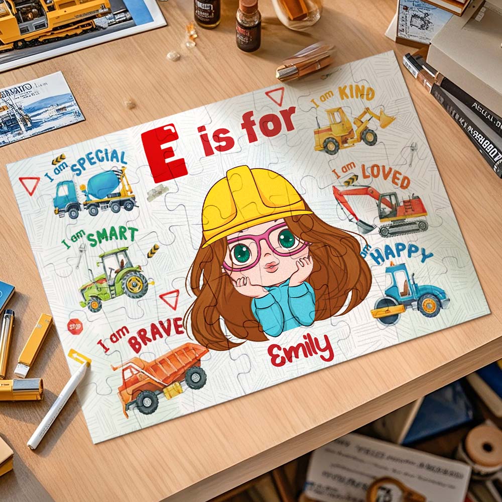 Jigsaw Puzzle Personalized - HAPPY BIRTHDAY | Gift For Grandkid - Gift for Kids - Trendy 2024 New 2024 - Personalized Puzzle