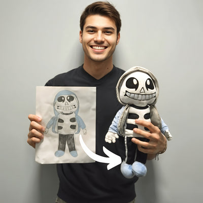 Turn Drawings into Personalized Plushies Custom Photo-to-Plush Replicas for One-of-a-Kind Kids' Gifts 15in