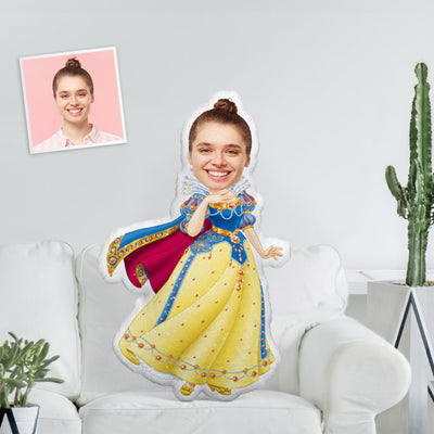 Face Photo Doll Custom Minime Doll Personalized Princess Minime Throw Pillow Gift For Her