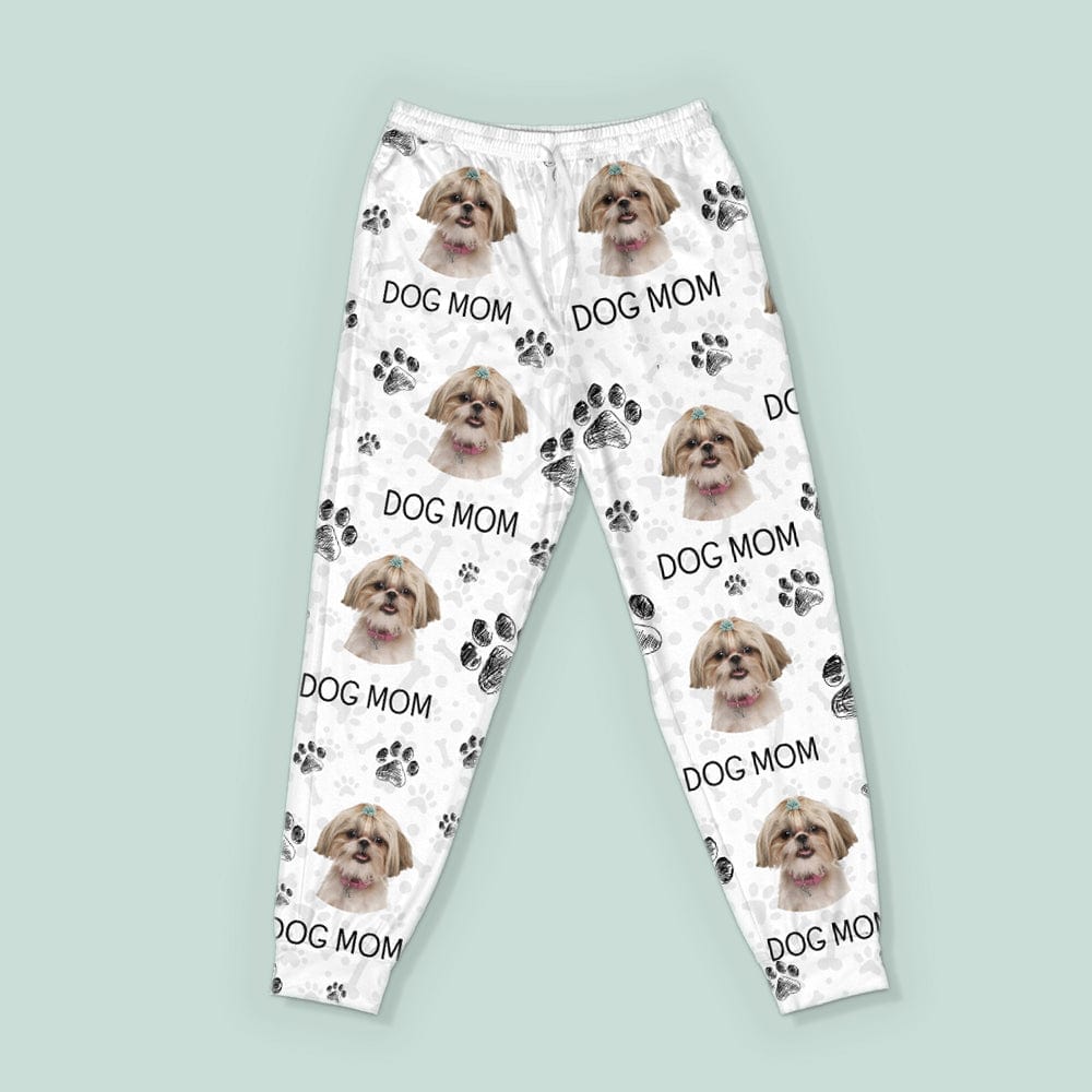 Custom Photo With Paw For Dog Lovers Sleepwear