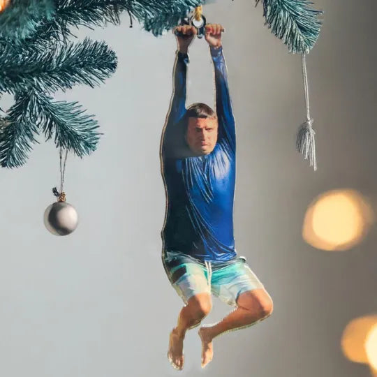 Funny Tim Robinson Zipline Ornament