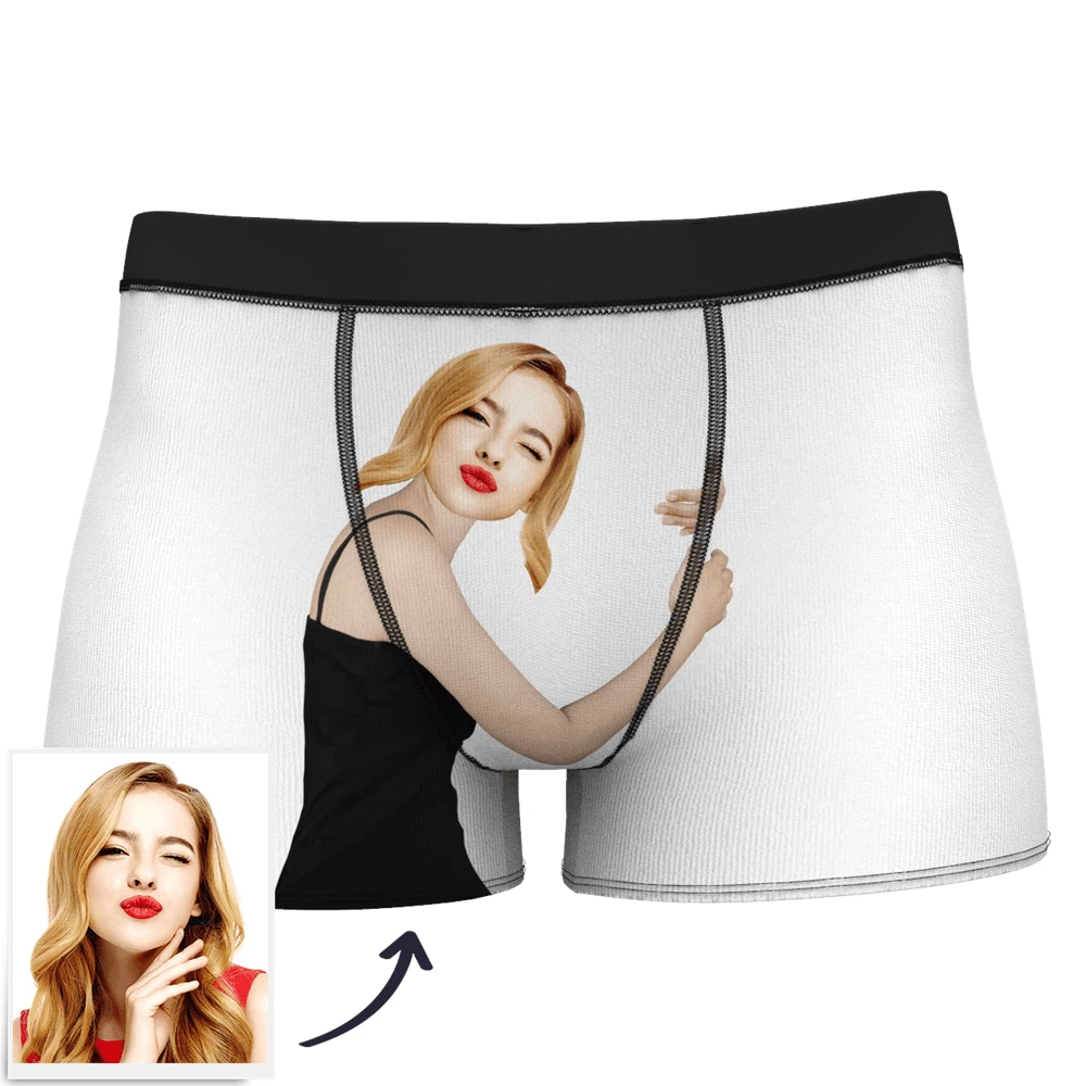 Valentine's Day Custom Face Boxer Popular Boxer Shorts Men's Underwear For Gifts