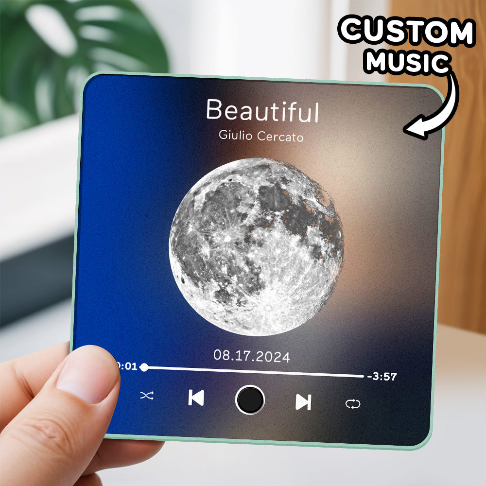 Personalized Photo Album Music Fridge Magnet Music Wall Photo Sticker Music Movement That Can Be Played Without Cell Phone Music Fridge Magnet Pro Can Play Songs