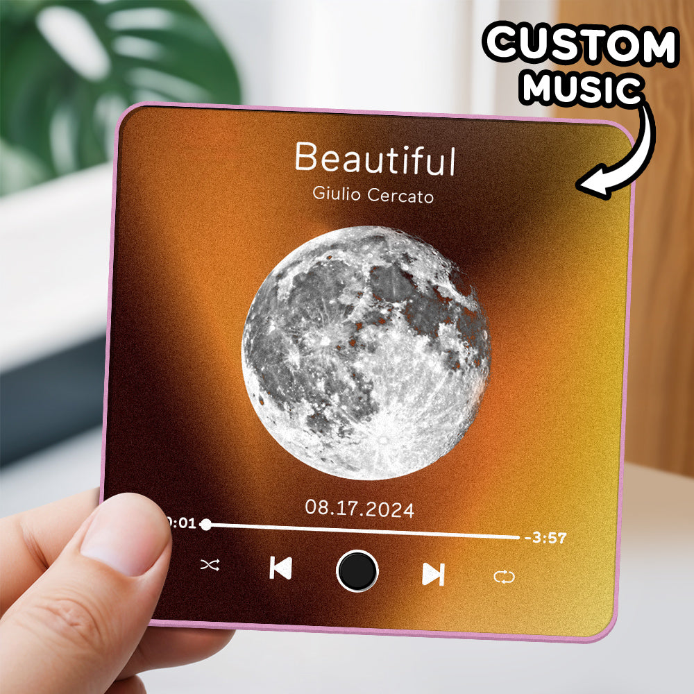 Personalized Photo Album Music Fridge Magnet Music Wall Photo Sticker Music Movement That Can Be Played Without Cell Phone Music Fridge Magnet Pro Can Play Songs