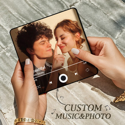 Personalized Photo Album Fridge Magnet Music Wall Photo Sticker Music Movement That Can Be Played Without Cell Phone Music Fridge Magnet Pro Can Play Songs - mysiliconefoodbag