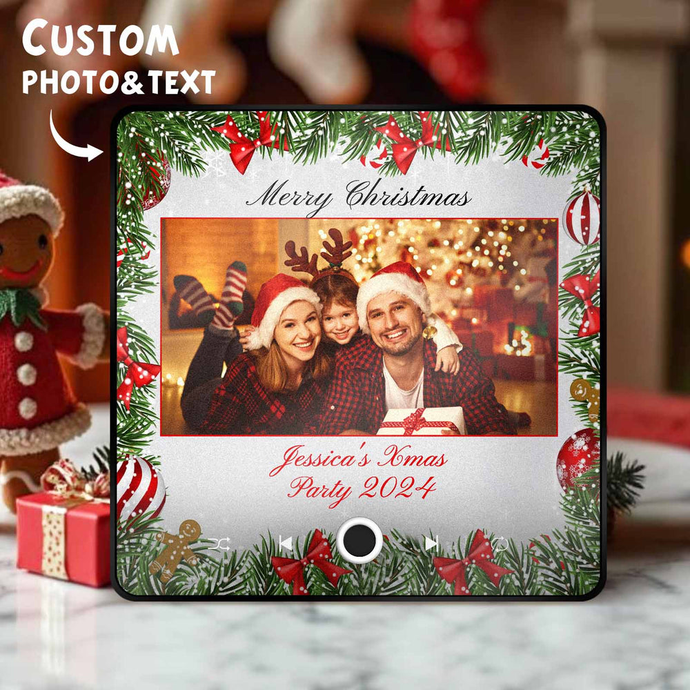 Personalized Music Fridge Magnet Christmas Party Custom Music Magnets Can Play Songs Christmas Gifts Family Gifts