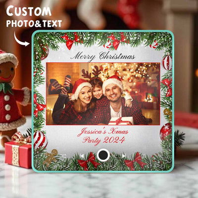 Personalized Music Fridge Magnet Christmas Party Custom Music Magnets Can Play Songs Christmas Gifts Family Gifts - mysiliconefoodbag