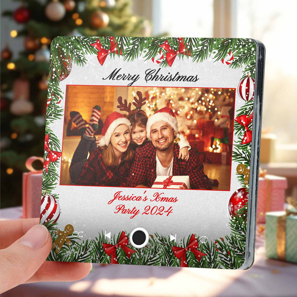 Personalized Music Fridge Magnet Christmas Party Custom Music Magnets Can Play Songs Christmas Gifts Family Gifts