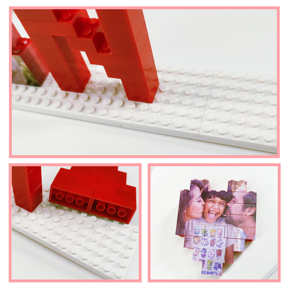 Personalized Mama Photo Building Brick Puzzles Photo Block Mother's Day Gifts