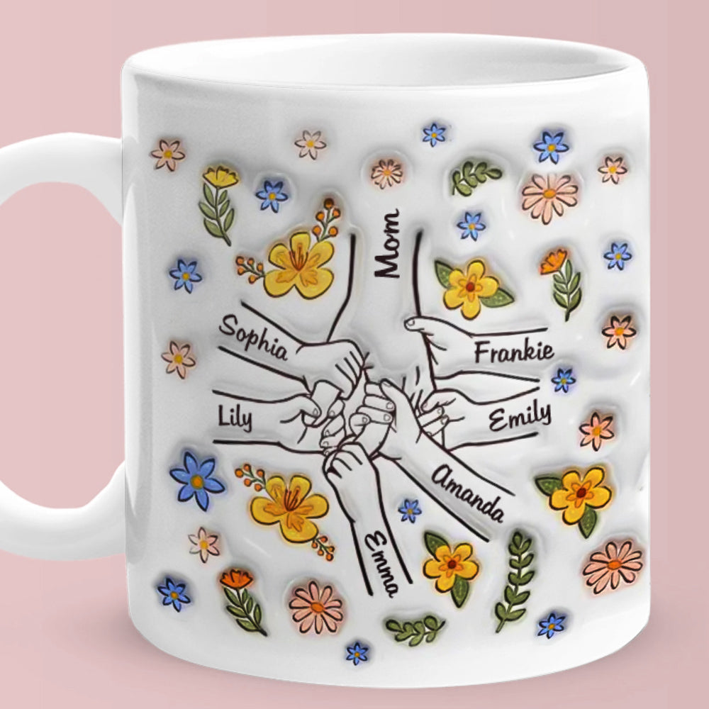 Heartwarming Custom 3D Printed Mug - Loving Gift for Moms and Grandmas