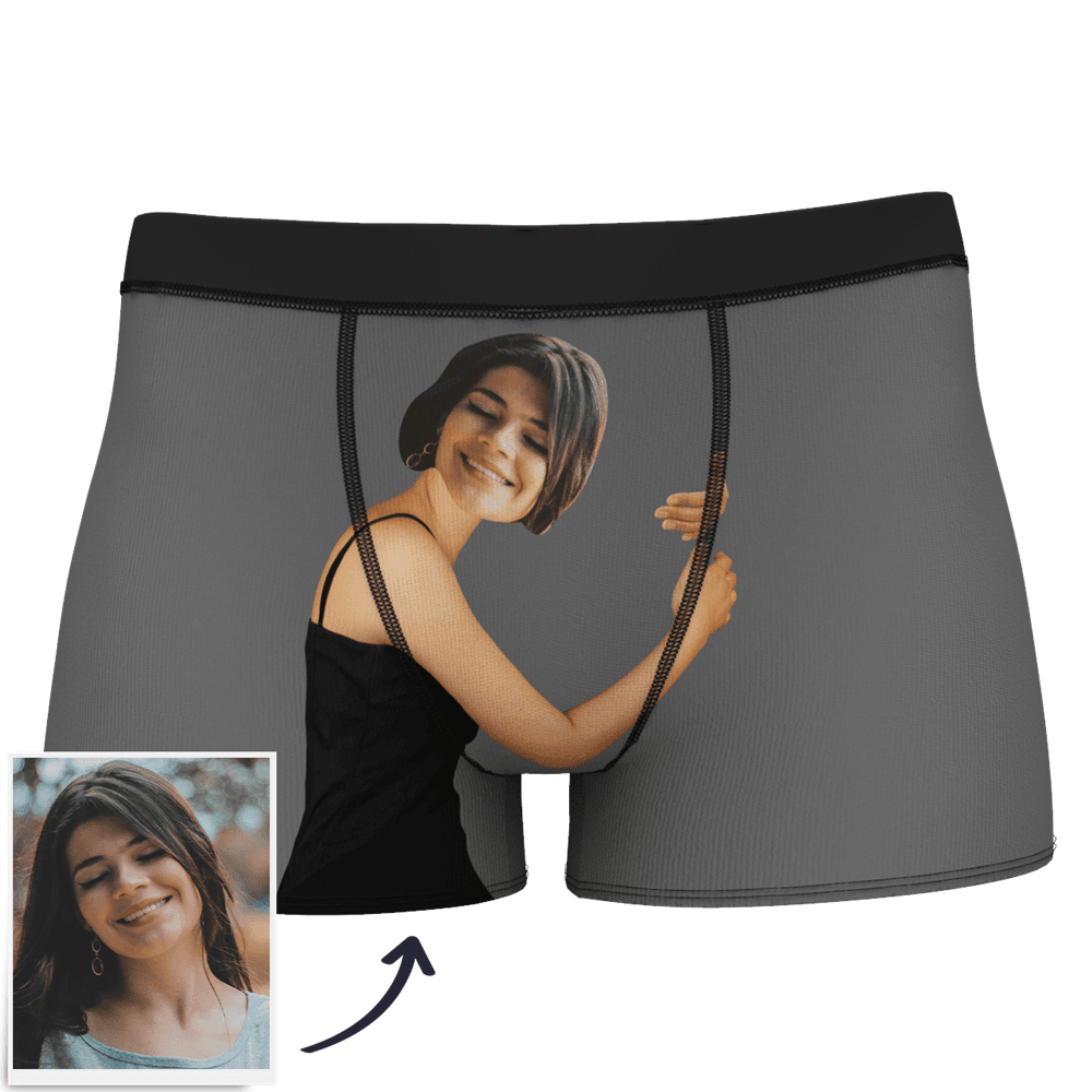 Custom Face On Body Boxer Shorts Funny Face Underwear Funny Valentine's Day Gifts for Him