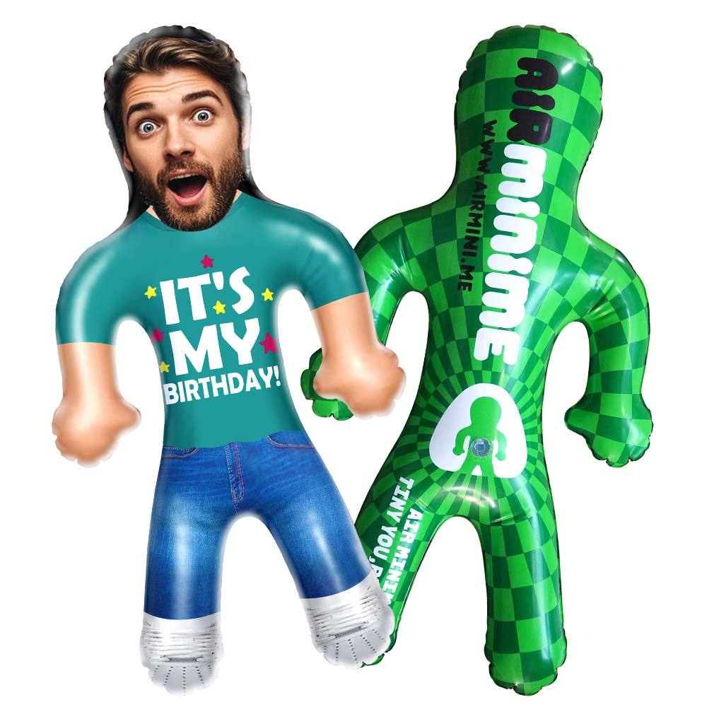 Custom Blow-Up Birthday Dolls – Personalized 'It's My Birthday' Gag Gift