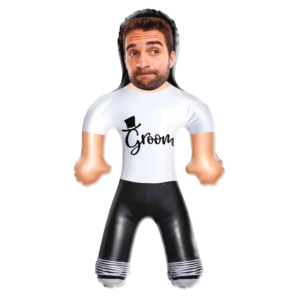 Custom Blow Up Dolls Groom T-Shirt Inflatable Dolls for Bachelor Party