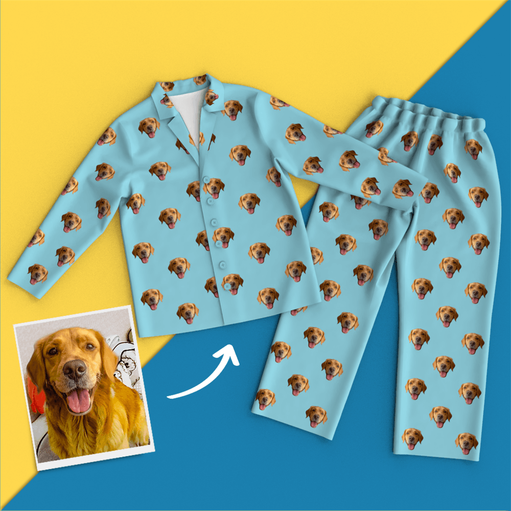 Custom Pajamas With Dog Face