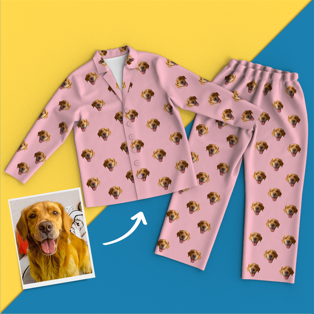 Custom Pajamas With Dog Face