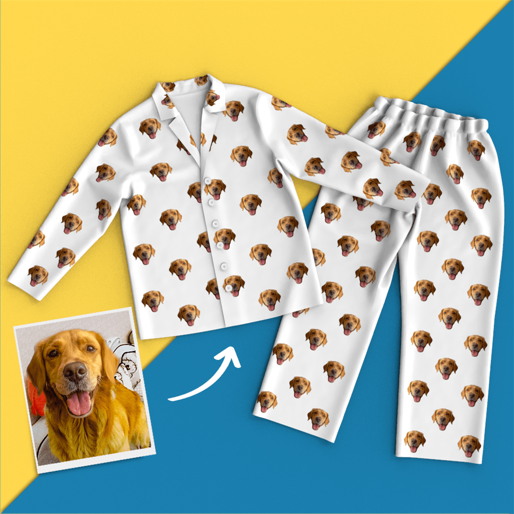 Custom Face Pajamas Home Pajamas - Dog