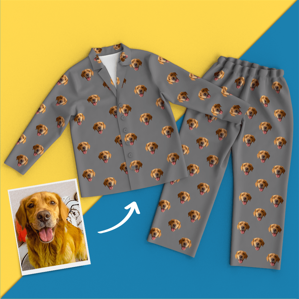 Custom Pajamas With Dog Face