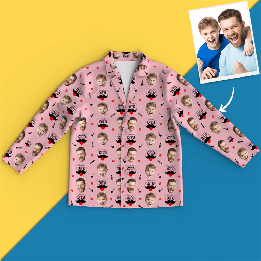 Custom Face Pajamas - Dad I Love You