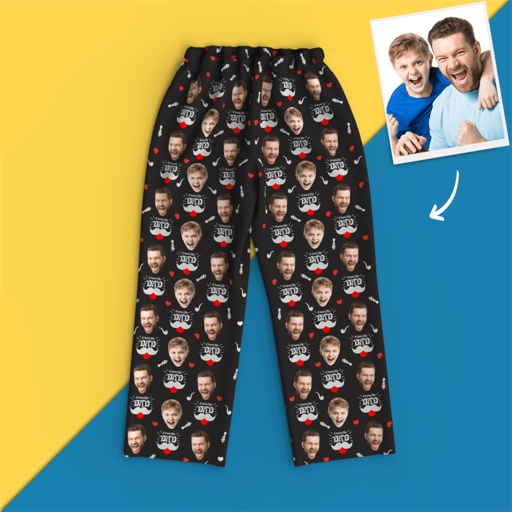 Custom Face Pajamas - Dad I Love You