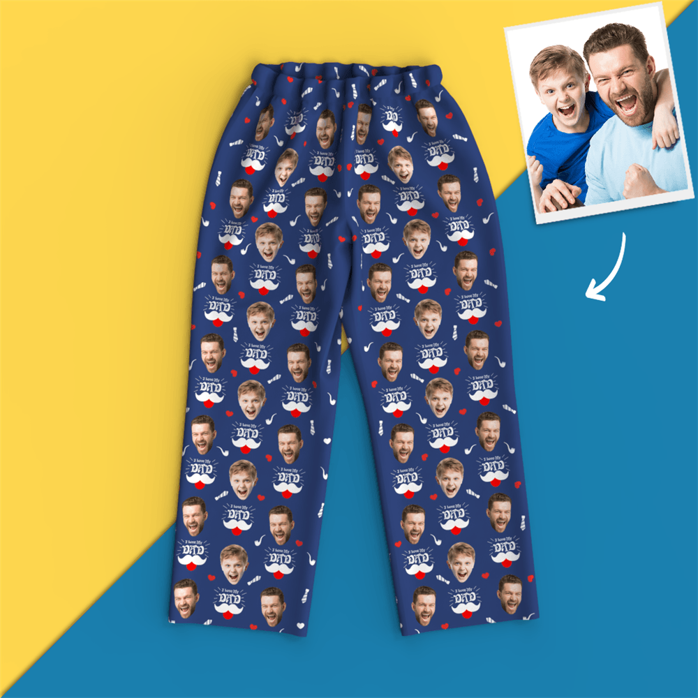 Custom Face Pajamas - Dad I Love You