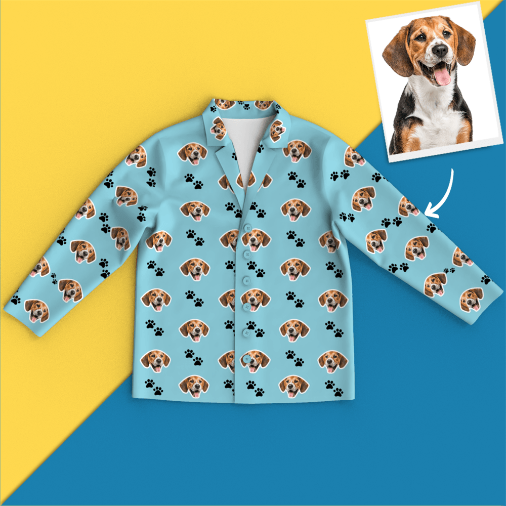 Custom Face Pajamas  - Pet Footprint