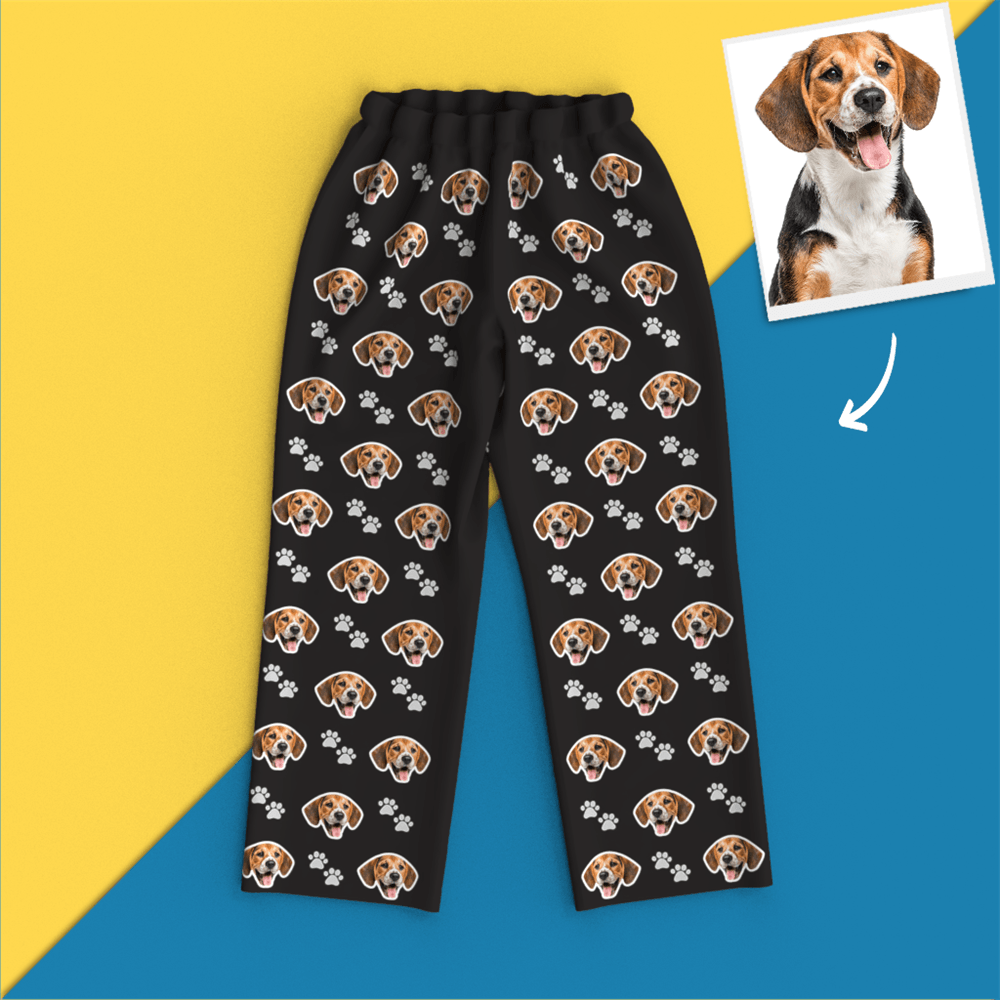 Custom Face Pajamas  - Pet Footprint