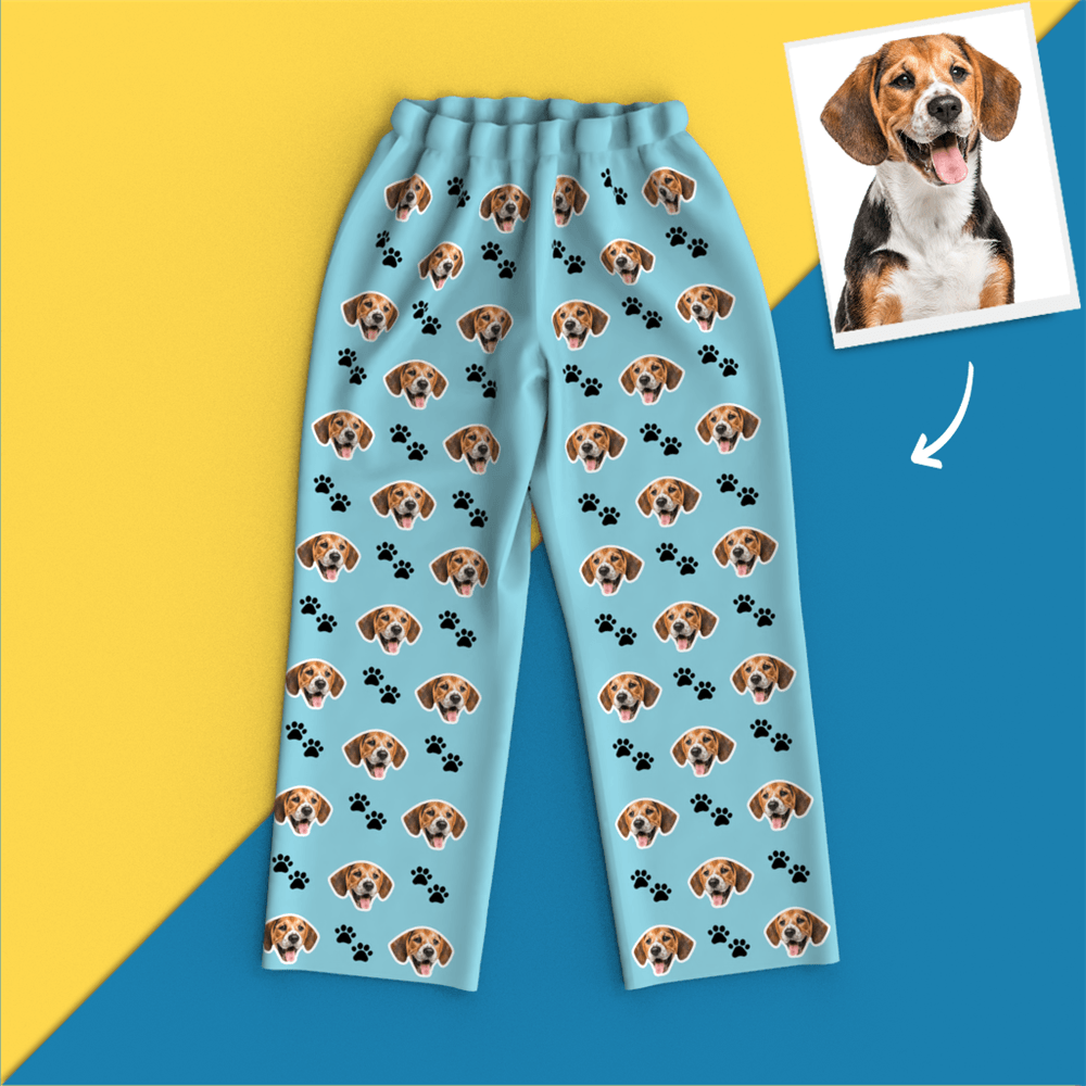 Custom Face Pajamas  - Pet Footprint