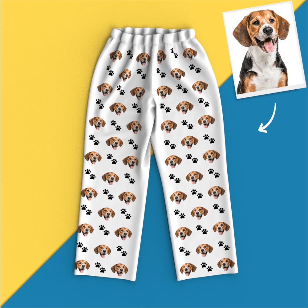 Custom Face Pajamas  - Pet Footprint