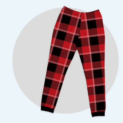 Custom Family Pajamas Classic Red Tartan Pants - mysiliconefoodbag