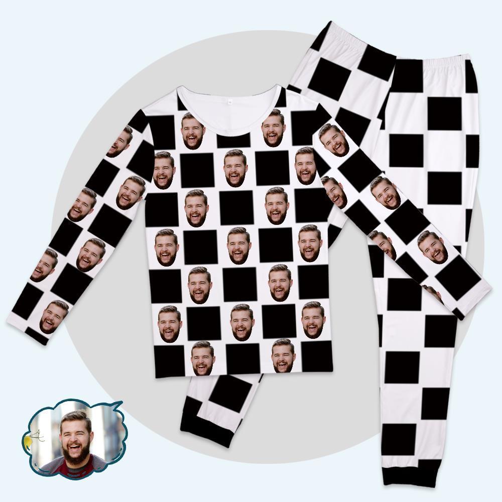 Family Basic Pajama Pants With Chess Board