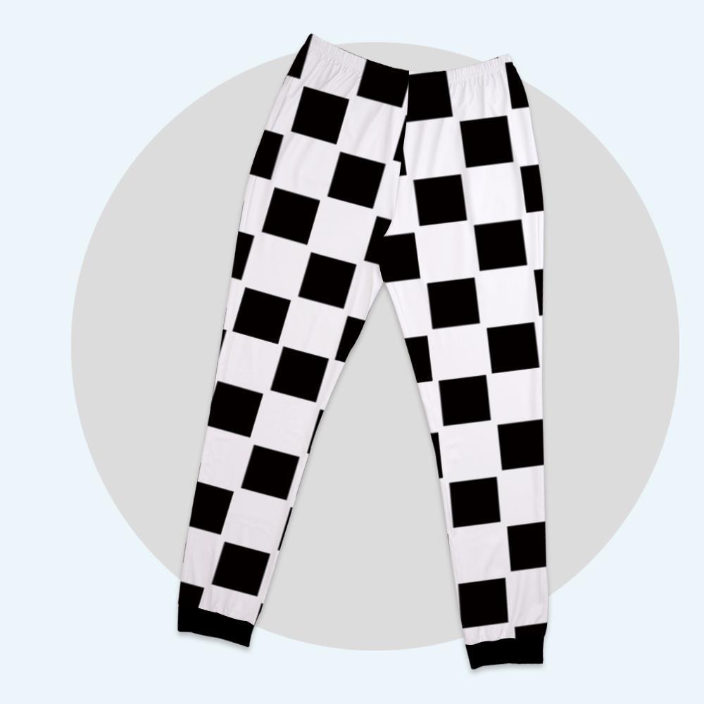 Family Basic Pajama Pants With Chess Board