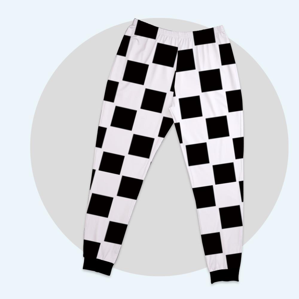 Family Basic Pajama Pants With Chess Board