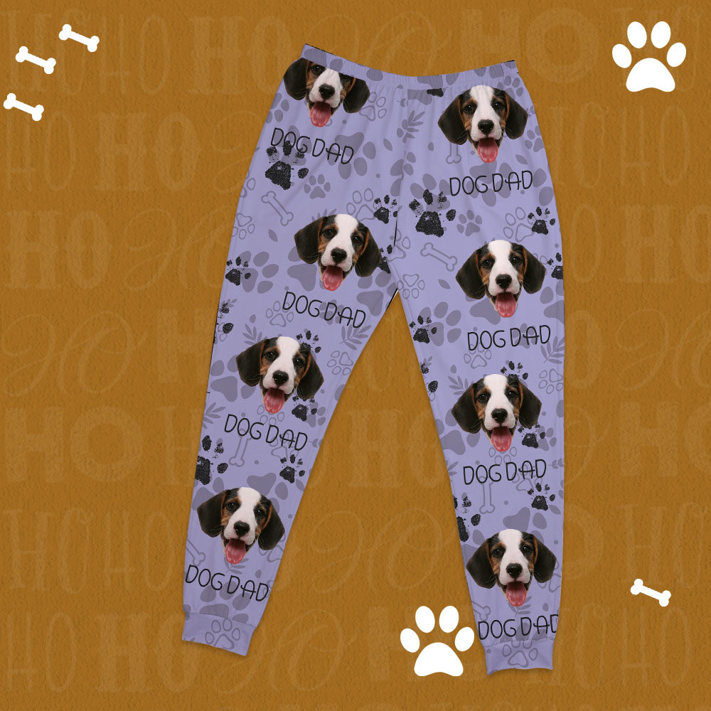 Custom Photo With Paw For Dog Lovers Sleepwear