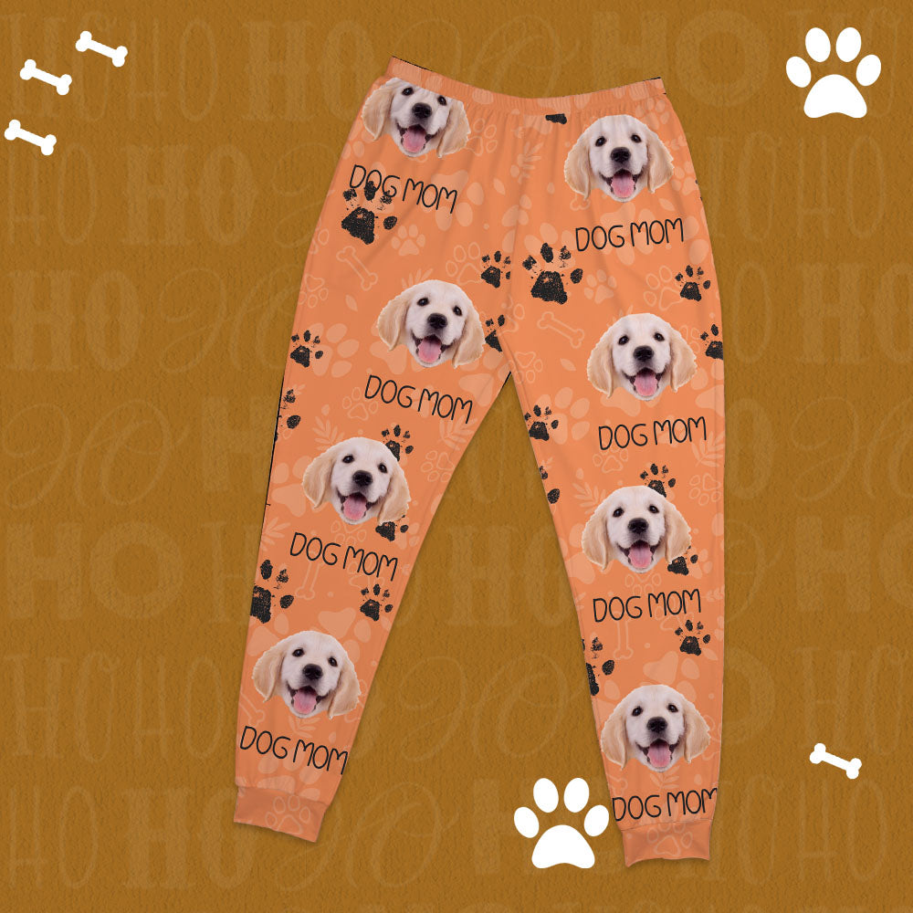 Custom Photo With Paw For Dog Lovers Sleepwear