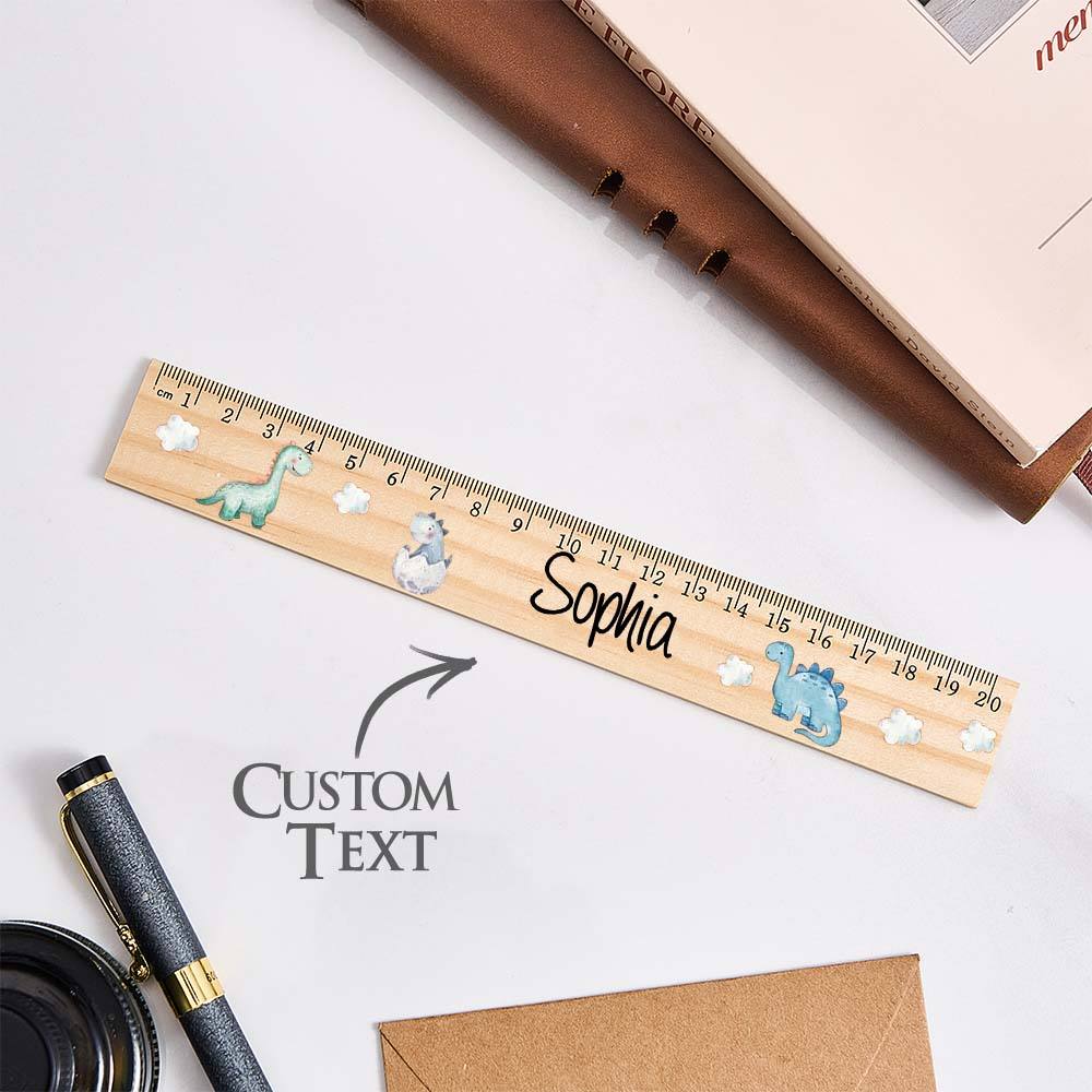 Personalized Name Ruler Custom Wooden Ruler School Enrollment Gifts Back to School Gifts for Children