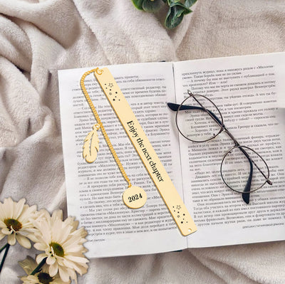 Personalized Bookmark Custom Text Bookmark Back to School Gift for Reader - mysiliconefoodbag