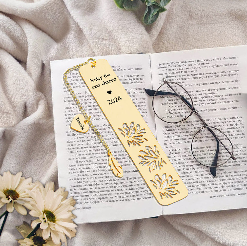 Personalized Bookmark Custom Text Bookmark Back to School Gifts for Reader