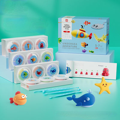 Super Light Clay Theme Children's Handmade DIY Clay Kit Undersea Adventure