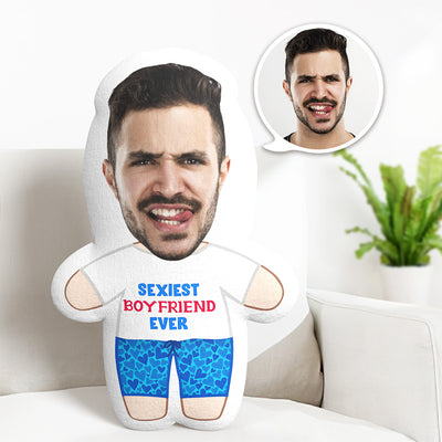 Custom Pillow Face Body Pillow Sexiest Boyfriend Ever Minime Pillow Personalized Doll Couple Gifts