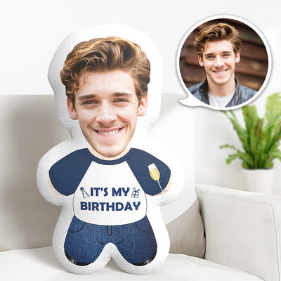 Custom Pillow Face Body Pillow It's My Birthday Pillow Birthday Minime Pillow