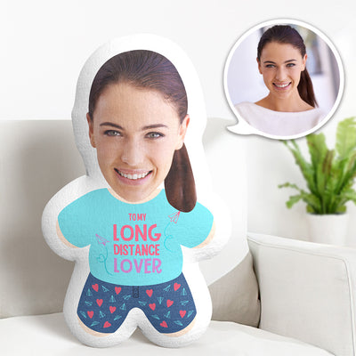 Custom Pillow Face Body Pillow To My Long Distance Lover Face Pillow Minime Pillow Gift for Love