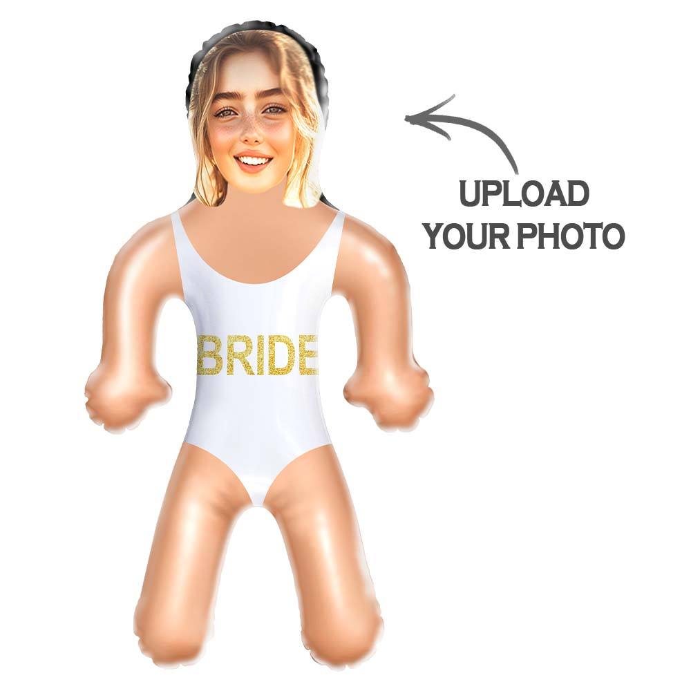 Personalized Bride Swimming Blow Up Dolls Funny Bridal Bachelorette Gifts for Her