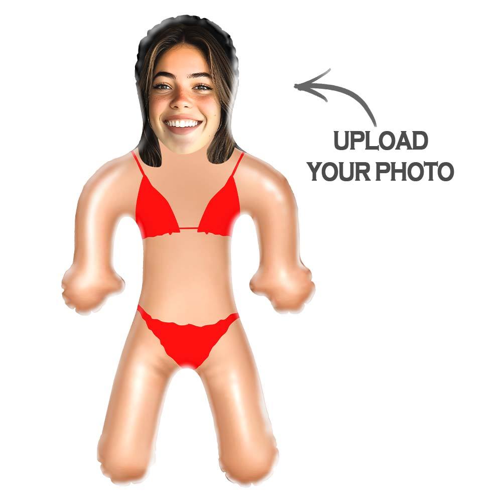 Personalized Bikini Blow Up Dolls Funny Inflatable Doll Party Favors Gifts for Her