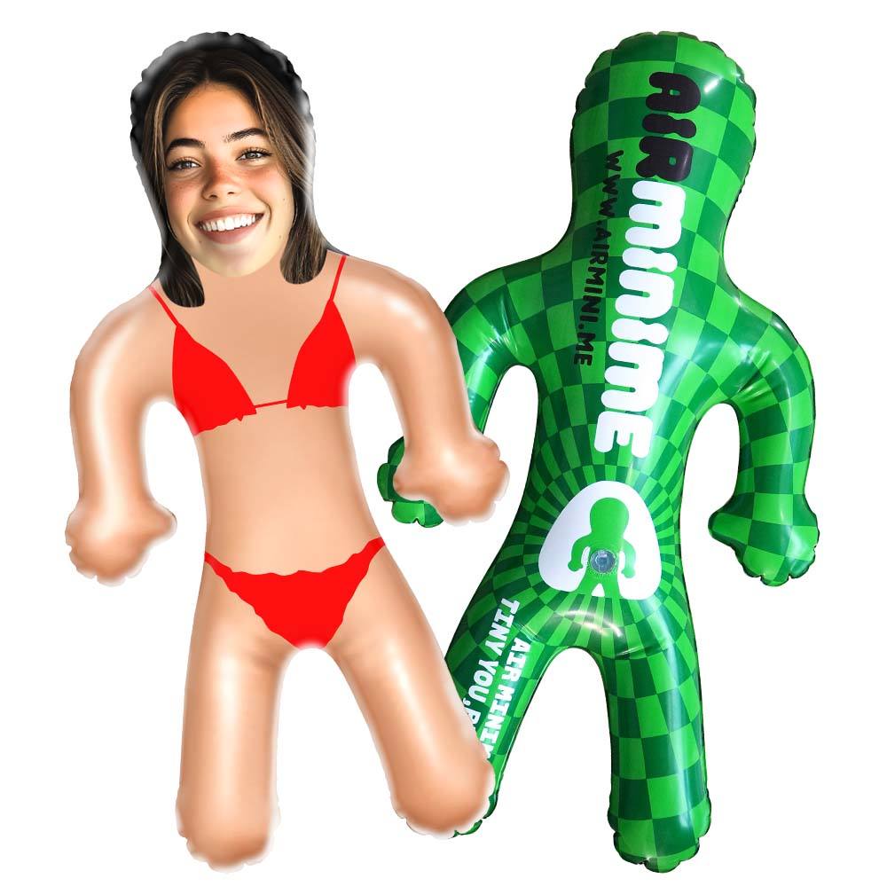 Personalized Bikini Blow Up Dolls Funny Inflatable Doll Party Favors Gifts for Her