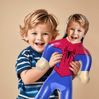 Personalized Superhero Blow Up Dolls Inflatable Minime Balloon Gifts for Him/Kids