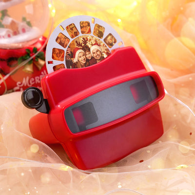 Custom 3D Viewfinder and Reel-Personalized Christmas Gifts Text and Photo Viewer with Your Own Photos - mysiliconefoodbag