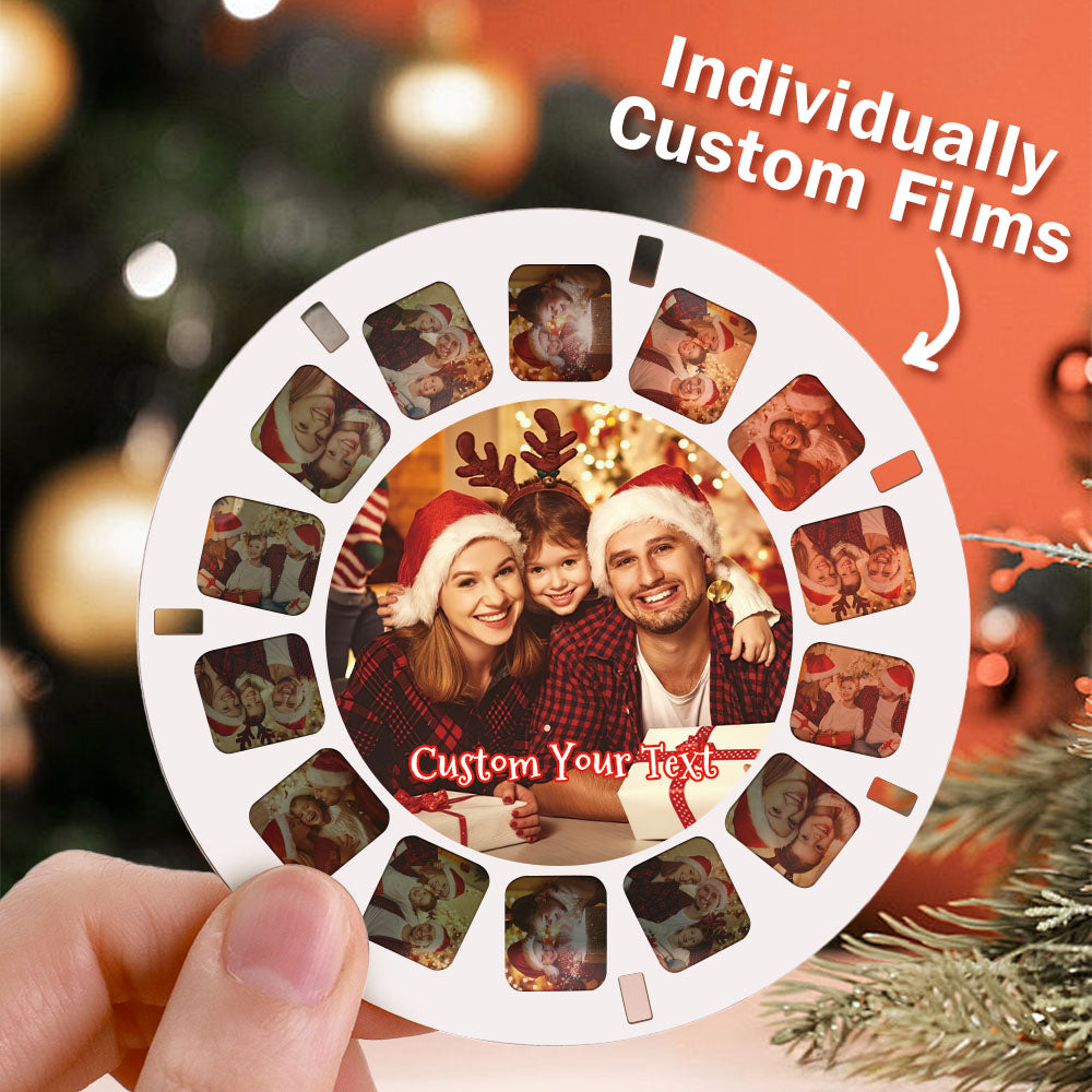 Personalized 3D Viewfinder Reel for Christmas - Customize with Your Photos