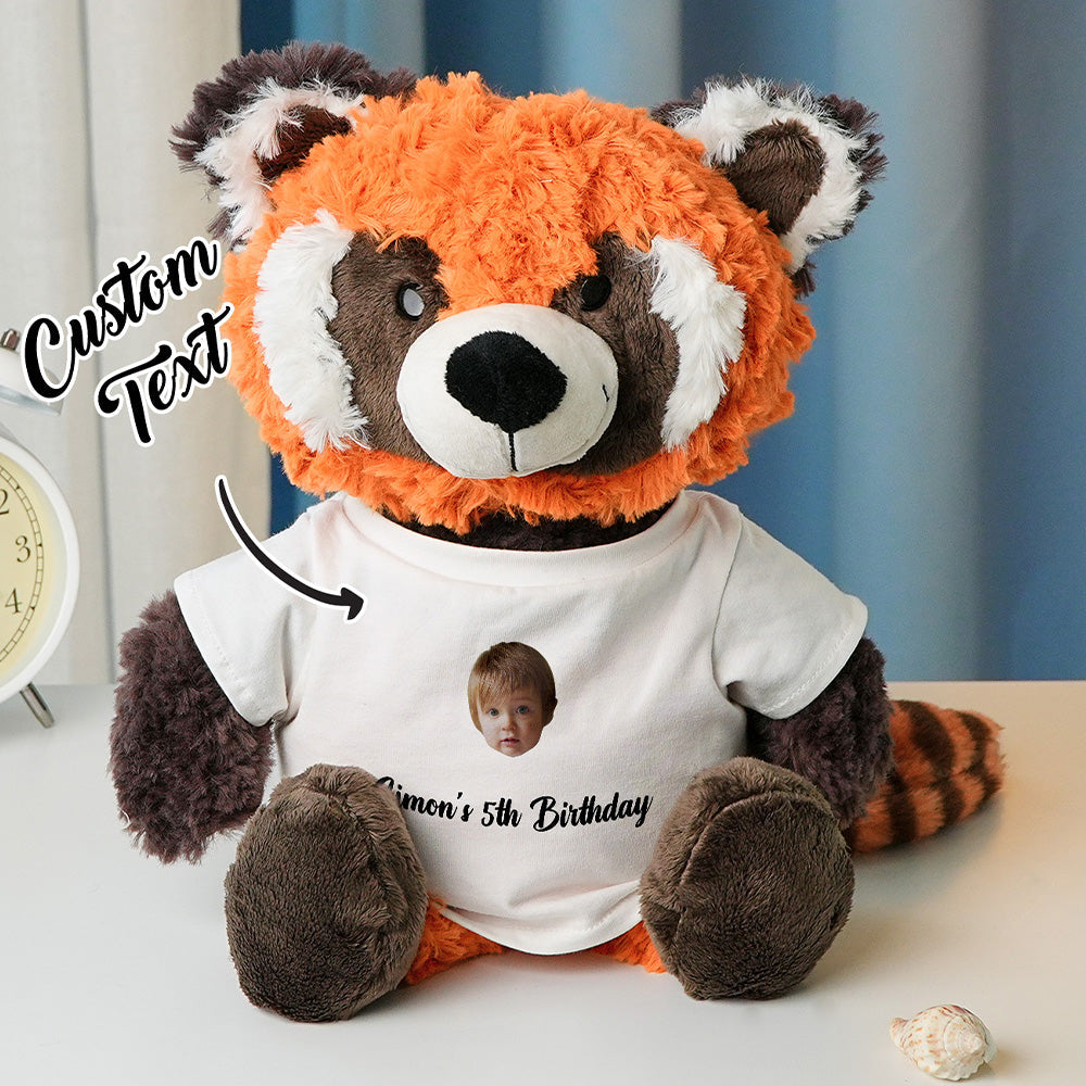 Personalized Animal Plush Stuffed Toy Birth Announcement Gift for Baby Shower